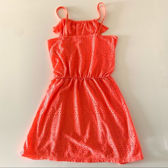 Girls Neon Dress M 10-12 - Picture 2 of 5